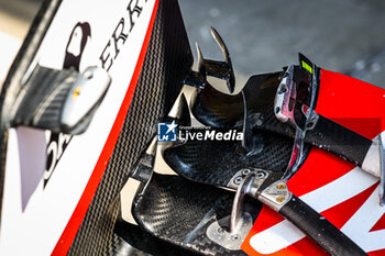 2024-07-18 - Haas F1 Team VF-24 Ferrari, Mechanical detail front wing during the Formula 1 Hungarian Grand Prix 2024, 13th round of the 2024 Formula One World Championship from July 19 to 21, 2024 on the Hungaroring, in Mogyorod, Hungary - F1 - HUNGARIAN GRAND PRIX 2024 - FORMULA 1 - MOTORS