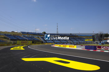 2024-07-18 - Last corner track, piste, illustration during the Formula 1 Hungarian Grand Prix 2024, 13th round of the 2024 Formula One World Championship from July 19 to 21, 2024 on the Hungaroring, in Mogyorod, Hungary - F1 - HUNGARIAN GRAND PRIX 2024 - FORMULA 1 - MOTORS