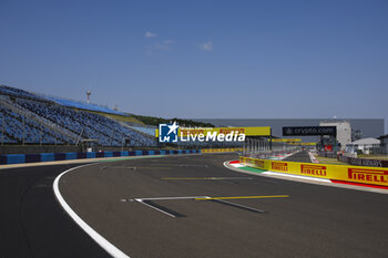 2024-07-18 - Last corner track, piste, illustration during the Formula 1 Hungarian Grand Prix 2024, 13th round of the 2024 Formula One World Championship from July 19 to 21, 2024 on the Hungaroring, in Mogyorod, Hungary - F1 - HUNGARIAN GRAND PRIX 2024 - FORMULA 1 - MOTORS