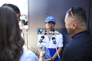 2024-07-18 - TSUNODA Yuki (jap), Visa Cash App RB F1 Team VCARB 01, portrait during the Formula 1 Hungarian Grand Prix 2024, 13th round of the 2024 Formula One World Championship from July 19 to 21, 2024 on the Hungaroring, in Mogyorod, Hungary - F1 - HUNGARIAN GRAND PRIX 2024 - FORMULA 1 - MOTORS