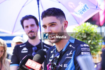 2024-07-18 - OCON Esteban (fra), Alpine F1 Team A524, portrait during the Formula 1 Hungarian Grand Prix 2024, 13th round of the 2024 Formula One World Championship from July 19 to 21, 2024 on the Hungaroring, in Mogyorod, Hungary - F1 - HUNGARIAN GRAND PRIX 2024 - FORMULA 1 - MOTORS