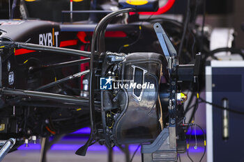 2024-07-18 - Red Bull Racing RB20, mechanical detail front brakes, freins detail during the Formula 1 Hungarian Grand Prix 2024, 13th round of the 2024 Formula One World Championship from July 19 to 21, 2024 on the Hungaroring, in Mogyorod, Hungary - F1 - HUNGARIAN GRAND PRIX 2024 - FORMULA 1 - MOTORS