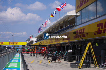 2024-07-18 - Pit lane illustration during the Formula 1 Hungarian Grand Prix 2024, 13th round of the 2024 Formula One World Championship from July 19 to 21, 2024 on the Hungaroring, in Mogyorod, Hungary - F1 - HUNGARIAN GRAND PRIX 2024 - FORMULA 1 - MOTORS