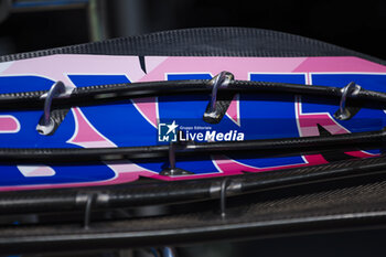 2024-07-18 - Alpine F1 Team front wing during the Formula 1 Hungarian Grand Prix 2024, 13th round of the 2024 Formula One World Championship from July 19 to 21, 2024 on the Hungaroring, in Mogyorod, Hungary - F1 - HUNGARIAN GRAND PRIX 2024 - FORMULA 1 - MOTORS