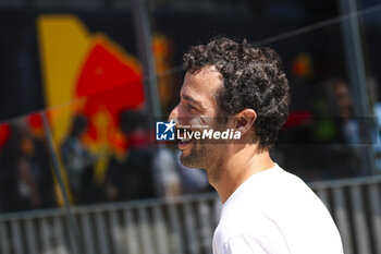 2024-07-18 - RICCIARDO Daniel (aus), Visa Cash App RB F1 Team VCARB 01, portrait during the Formula 1 Hungarian Grand Prix 2024, 13th round of the 2024 Formula One World Championship from July 19 to 21, 2024 on the Hungaroring, in Mogyorod, Hungary - F1 - HUNGARIAN GRAND PRIX 2024 - FORMULA 1 - MOTORS