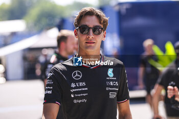 2024-07-18 - RUSSELL George (gbr), Mercedes AMG F1 Team W15, portrait during the Formula 1 Hungarian Grand Prix 2024, 13th round of the 2024 Formula One World Championship from July 19 to 21, 2024 on the Hungaroring, in Mogyorod, Hungary - F1 - HUNGARIAN GRAND PRIX 2024 - FORMULA 1 - MOTORS