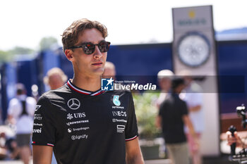 2024-07-18 - RUSSELL George (gbr), Mercedes AMG F1 Team W15, portrait during the Formula 1 Hungarian Grand Prix 2024, 13th round of the 2024 Formula One World Championship from July 19 to 21, 2024 on the Hungaroring, in Mogyorod, Hungary - F1 - HUNGARIAN GRAND PRIX 2024 - FORMULA 1 - MOTORS