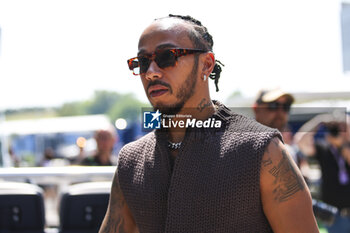 2024-07-18 - HAMILTON Lewis (gbr), Mercedes AMG F1 Team W15, portrait during the Formula 1 Hungarian Grand Prix 2024, 13th round of the 2024 Formula One World Championship from July 19 to 21, 2024 on the Hungaroring, in Mogyorod, Hungary - F1 - HUNGARIAN GRAND PRIX 2024 - FORMULA 1 - MOTORS