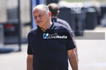 2024-07-18 - VASSEUR Frédéric (fra), Team Principal & General Manager of the Scuderia Ferrari, portrait during the Formula 1 Hungarian Grand Prix 2024, 13th round of the 2024 Formula One World Championship from July 19 to 21, 2024 on the Hungaroring, in Mogyorod, Hungary - F1 - HUNGARIAN GRAND PRIX 2024 - FORMULA 1 - MOTORS