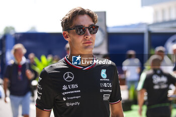 2024-07-18 - RUSSELL George (gbr), Mercedes AMG F1 Team W15, portrait during the Formula 1 Hungarian Grand Prix 2024, 13th round of the 2024 Formula One World Championship from July 19 to 21, 2024 on the Hungaroring, in Mogyorod, Hungary - F1 - HUNGARIAN GRAND PRIX 2024 - FORMULA 1 - MOTORS