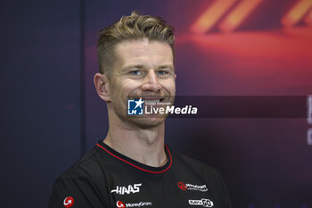 2024-07-18 - HULKENBERG Nico (ger), Haas F1 Team VF-24 Ferrari, portrait press conference during the Formula 1 Hungarian Grand Prix 2024, 13th round of the 2024 Formula One World Championship from July 19 to 21, 2024 on the Hungaroring, in Mogyorod, Hungary - F1 - HUNGARIAN GRAND PRIX 2024 - FORMULA 1 - MOTORS