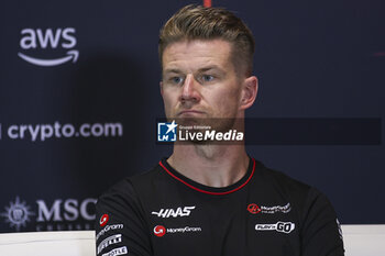 2024-07-18 - HULKENBERG Nico (ger), Haas F1 Team VF-24 Ferrari, portrait press conference during the Formula 1 Hungarian Grand Prix 2024, 13th round of the 2024 Formula One World Championship from July 19 to 21, 2024 on the Hungaroring, in Mogyorod, Hungary - F1 - HUNGARIAN GRAND PRIX 2024 - FORMULA 1 - MOTORS