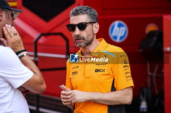 2024-07-18 - STELLA Andrea (ita), Team Principal of McLaren F1 Team, portrait during the Formula 1 Hungarian Grand Prix 2024, 13th round of the 2024 Formula One World Championship from July 19 to 21, 2024 on the Hungaroring, in Mogyorod, Hungary - F1 - HUNGARIAN GRAND PRIX 2024 - FORMULA 1 - MOTORS