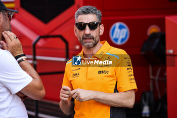 2024-07-18 - STELLA Andrea (ita), Team Principal of McLaren F1 Team, portrait during the Formula 1 Hungarian Grand Prix 2024, 13th round of the 2024 Formula One World Championship from July 19 to 21, 2024 on the Hungaroring, in Mogyorod, Hungary - F1 - HUNGARIAN GRAND PRIX 2024 - FORMULA 1 - MOTORS