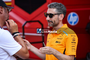 2024-07-18 - STELLA Andrea (ita), Team Principal of McLaren F1 Team, portrait during the Formula 1 Hungarian Grand Prix 2024, 13th round of the 2024 Formula One World Championship from July 19 to 21, 2024 on the Hungaroring, in Mogyorod, Hungary - F1 - HUNGARIAN GRAND PRIX 2024 - FORMULA 1 - MOTORS