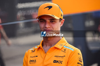 2024-07-18 - NORRIS Lando (gbr), McLaren F1 Team MCL38, portrait during the Formula 1 Hungarian Grand Prix 2024, 13th round of the 2024 Formula One World Championship from July 19 to 21, 2024 on the Hungaroring, in Mogyorod, Hungary - F1 - HUNGARIAN GRAND PRIX 2024 - FORMULA 1 - MOTORS