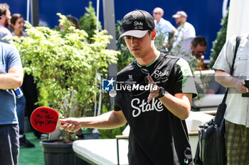 2024-07-18 - ZHOU Guanyu (chi), Stake F1 Team Kick Sauber C44, portrait during the Formula 1 Hungarian Grand Prix 2024, 13th round of the 2024 Formula One World Championship from July 19 to 21, 2024 on the Hungaroring, in Mogyorod, Hungary - F1 - HUNGARIAN GRAND PRIX 2024 - FORMULA 1 - MOTORS