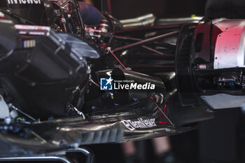 2024-07-18 - Mercedes AMG F1 Team W15, mechanical detail floor during the Formula 1 Hungarian Grand Prix 2024, 13th round of the 2024 Formula One World Championship from July 19 to 21, 2024 on the Hungaroring, in Mogyorod, Hungary - F1 - HUNGARIAN GRAND PRIX 2024 - FORMULA 1 - MOTORS