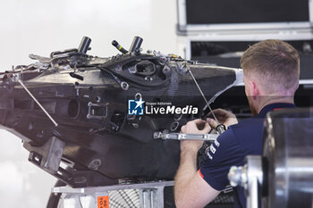 2024-07-18 - Williams Racing FW46, mechanical detail gearbox, boite de vitesse during the Formula 1 Hungarian Grand Prix 2024, 13th round of the 2024 Formula One World Championship from July 19 to 21, 2024 on the Hungaroring, in Mogyorod, Hungary - F1 - HUNGARIAN GRAND PRIX 2024 - FORMULA 1 - MOTORS