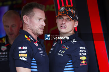 2024-07-18 - VERSTAPPEN Max (ned), Red Bull Racing RB20, portrait during the Formula 1 Hungarian Grand Prix 2024, 13th round of the 2024 Formula One World Championship from July 19 to 21, 2024 on the Hungaroring, in Mogyorod, Hungary - F1 - HUNGARIAN GRAND PRIX 2024 - FORMULA 1 - MOTORS