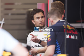 2024-07-18 - PEREZ Sergio (mex), Red Bull Racing RB20, portrait during the Formula 1 Hungarian Grand Prix 2024, 13th round of the 2024 Formula One World Championship from July 19 to 21, 2024 on the Hungaroring, in Mogyorod, Hungary - F1 - HUNGARIAN GRAND PRIX 2024 - FORMULA 1 - MOTORS