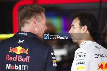 2024-07-18 - PEREZ Sergio (mex), Red Bull Racing RB20, portrait during the Formula 1 Hungarian Grand Prix 2024, 13th round of the 2024 Formula One World Championship from July 19 to 21, 2024 on the Hungaroring, in Mogyorod, Hungary - F1 - HUNGARIAN GRAND PRIX 2024 - FORMULA 1 - MOTORS