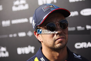 2024-07-18 - PEREZ Sergio (mex), Red Bull Racing RB20, portrait during the Formula 1 Hungarian Grand Prix 2024, 13th round of the 2024 Formula One World Championship from July 19 to 21, 2024 on the Hungaroring, in Mogyorod, Hungary - F1 - HUNGARIAN GRAND PRIX 2024 - FORMULA 1 - MOTORS