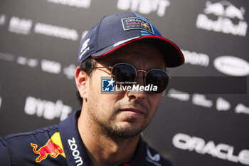 2024-07-18 - PEREZ Sergio (mex), Red Bull Racing RB20, portrait during the Formula 1 Hungarian Grand Prix 2024, 13th round of the 2024 Formula One World Championship from July 19 to 21, 2024 on the Hungaroring, in Mogyorod, Hungary - F1 - HUNGARIAN GRAND PRIX 2024 - FORMULA 1 - MOTORS