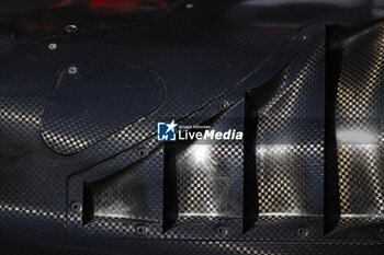 2024-07-18 - McLaren F1 Team MCL38, mechanical detail engine cover during the Formula 1 Hungarian Grand Prix 2024, 13th round of the 2024 Formula One World Championship from July 19 to 21, 2024 on the Hungaroring, in Mogyorod, Hungary - F1 - HUNGARIAN GRAND PRIX 2024 - FORMULA 1 - MOTORS