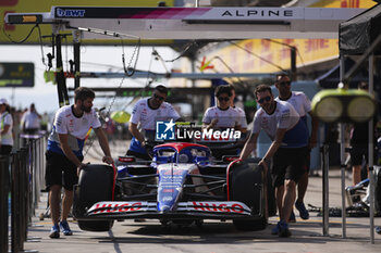 2024-07-18 - Visa Cash App RB F1 Team during the Formula 1 Hungarian Grand Prix 2024, 13th round of the 2024 Formula One World Championship from July 19 to 21, 2024 on the Hungaroring, in Mogyorod, Hungary - F1 - HUNGARIAN GRAND PRIX 2024 - FORMULA 1 - MOTORS