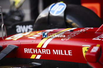 2024-07-18 - Scuderia Ferrari, Richard Mille, illustration during the Formula 1 Hungarian Grand Prix 2024, 13th round of the 2024 Formula One World Championship from July 19 to 21, 2024 on the Hungaroring, in Mogyorod, Hungary - F1 - HUNGARIAN GRAND PRIX 2024 - FORMULA 1 - MOTORS