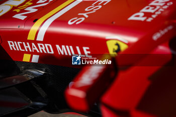 2024-07-18 - Scuderia Ferrari, Richard Mille, illustration during the Formula 1 Hungarian Grand Prix 2024, 13th round of the 2024 Formula One World Championship from July 19 to 21, 2024 on the Hungaroring, in Mogyorod, Hungary - F1 - HUNGARIAN GRAND PRIX 2024 - FORMULA 1 - MOTORS