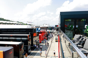 2024-07-18 - Paddock, illustration during the Formula 1 Hungarian Grand Prix 2024, 13th round of the 2024 Formula One World Championship from July 19 to 21, 2024 on the Hungaroring, in Mogyorod, Hungary - F1 - HUNGARIAN GRAND PRIX 2024 - FORMULA 1 - MOTORS