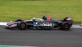 2024-07-20 - Nico Hulkenberg (GER) - MoneyGram Haas F1 Team - Haas VF-24 - Ferrari during Saturday Free Practice and qualify, July 20, of Formula 1 Hungarian Grand Prix 2024, scheduled to take place at Hungaroring track in Mogyorod, Budapest, Hungary, july 19 to july 21, 2024 - FORMULA 1 HUNGARIAN GRAND PRIX 2024 - PRACTICE 3 AND QUALIFYING - FORMULA 1 - MOTORS