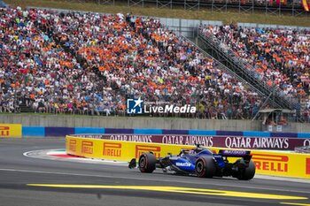 2024-07-20 - Alexander Albon (THA) - Williams Racing - Williams FW46 - Mercedes during Saturday Free Practice and qualify, July 20, of Formula 1 Hungarian Grand Prix 2024, scheduled to take place at Hungaroring track in Mogyorod, Budapest, Hungary, july 19 to july 21, 2024 - FORMULA 1 HUNGARIAN GRAND PRIX 2024 - PRACTICE 3 AND QUALIFYING - FORMULA 1 - MOTORS