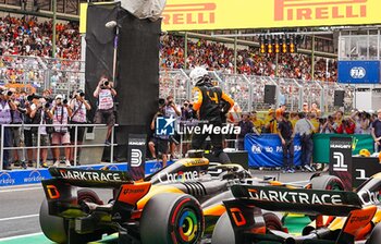 2024-07-20 - Lando Norris (GBR) - McLaren Formula 1 Team - McLaren MCL38 - Mercedes during Saturday Free Practice and qualify, July 20, of Formula 1 Hungarian Grand Prix 2024, scheduled to take place at Hungaroring track in Mogyorod, Budapest, Hungary, july 19 to july 21, 2024 - FORMULA 1 HUNGARIAN GRAND PRIX 2024 - PRACTICE 3 AND QUALIFYING - FORMULA 1 - MOTORS