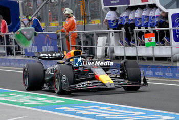 2024-07-20 - Max Verstappen (NED) - Oracle Red Bull Racing - Red Bull RB20 - Honda RBPT during Saturday Free Practice and qualify, July 20, of Formula 1 Hungarian Grand Prix 2024, scheduled to take place at Hungaroring track in Mogyorod, Budapest, Hungary, july 19 to july 21, 2024 - FORMULA 1 HUNGARIAN GRAND PRIX 2024 - PRACTICE 3 AND QUALIFYING - FORMULA 1 - MOTORS