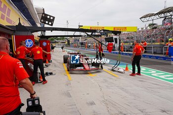 2024-07-20 - Carlos Sainz Jr. (ESP) - Scuderia Ferrari - Ferrari SF-24 - Ferrari during Saturday Free Practice and qualify, July 20, of Formula 1 Hungarian Grand Prix 2024, scheduled to take place at Hungaroring track in Mogyorod, Budapest, Hungary, july 19 to july 21, 2024 - FORMULA 1 HUNGARIAN GRAND PRIX 2024 - PRACTICE 3 AND QUALIFYING - FORMULA 1 - MOTORS