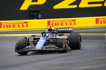 2024-07-20 - Logan Sargeant (USA) - Williams Racing - Williams FW46 - Mercedes during Saturday Free Practice and qualify, July 20, of Formula 1 Hungarian Grand Prix 2024, scheduled to take place at Hungaroring track in Mogyorod, Budapest, Hungary, july 19 to july 21, 2024 - FORMULA 1 HUNGARIAN GRAND PRIX 2024 - PRACTICE 3 AND QUALIFYING - FORMULA 1 - MOTORS