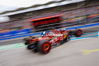 2024-07-20 - Charles Leclerc (MON) - Scuderia Ferrari - Ferrari SF-24 - Ferrari during Saturday Free Practice and qualify, July 20, of Formula 1 Hungarian Grand Prix 2024, scheduled to take place at Hungaroring track in Mogyorod, Budapest, Hungary, july 19 to july 21, 2024 - FORMULA 1 HUNGARIAN GRAND PRIX 2024 - PRACTICE 3 AND QUALIFYING - FORMULA 1 - MOTORS