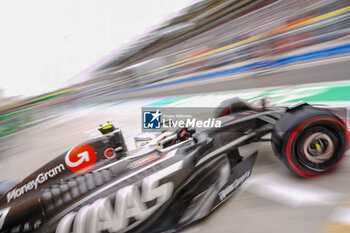 2024-07-20 - Nico Hulkenberg (GER) - MoneyGram Haas F1 Team - Haas VF-24 - Ferrari during Saturday Free Practice and qualify, July 20, of Formula 1 Hungarian Grand Prix 2024, scheduled to take place at Hungaroring track in Mogyorod, Budapest, Hungary, july 19 to july 21, 2024 - FORMULA 1 HUNGARIAN GRAND PRIX 2024 - PRACTICE 3 AND QUALIFYING - FORMULA 1 - MOTORS