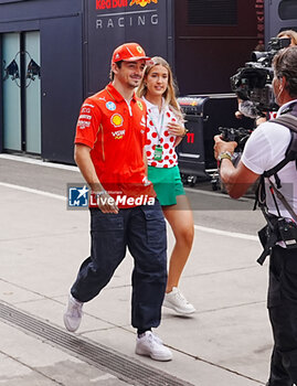 2024-07-20 - Charles Leclerc (MON) - Scuderia Ferrari - Ferrari SF-24 - Ferrari during Saturday Free Practice and qualify, July 20, of Formula 1 Hungarian Grand Prix 2024, scheduled to take place at Hungaroring track in Mogyorod, Budapest, Hungary, july 19 to july 21, 2024 - FORMULA 1 HUNGARIAN GRAND PRIX 2024 - PRACTICE 3 AND QUALIFYING - FORMULA 1 - MOTORS