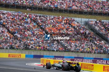 2024-07-20 - Lewis Hamilton (GBR) - Mercedes-AMG PETRONAS F1 Team - Mercedes W15 - Mercedes E Performance during Saturday Free Practice and qualify, July 20, of Formula 1 Hungarian Grand Prix 2024, scheduled to take place at Hungaroring track in Mogyorod, Budapest, Hungary, july 19 to july 21, 2024 - FORMULA 1 HUNGARIAN GRAND PRIX 2024 - PRACTICE 3 AND QUALIFYING - FORMULA 1 - MOTORS