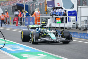 2024-07-20 - Fernando Alonso (ESP) - Aston Martin Aramco F1 Team - Aston Martin AMR24 - Mercedes during Saturday Free Practice and qualify, July 20, of Formula 1 Hungarian Grand Prix 2024, scheduled to take place at Hungaroring track in Mogyorod, Budapest, Hungary, july 19 to july 21, 2024 - FORMULA 1 HUNGARIAN GRAND PRIX 2024 - PRACTICE 3 AND QUALIFYING - FORMULA 1 - MOTORS