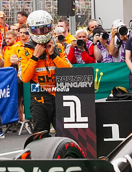 2024-07-20 - Lando Norris (GBR) - McLaren Formula 1 Team - McLaren MCL38 - Mercedes during Saturday Free Practice and qualify, July 20, of Formula 1 Hungarian Grand Prix 2024, scheduled to take place at Hungaroring track in Mogyorod, Budapest, Hungary, july 19 to july 21, 2024 - FORMULA 1 HUNGARIAN GRAND PRIX 2024 - PRACTICE 3 AND QUALIFYING - FORMULA 1 - MOTORS