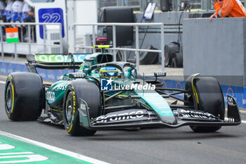 2024-07-20 - Fernando Alonso (ESP) - Aston Martin Aramco F1 Team - Aston Martin AMR24 - Mercedes during Saturday Free Practice and qualify, July 20, of Formula 1 Hungarian Grand Prix 2024, scheduled to take place at Hungaroring track in Mogyorod, Budapest, Hungary, july 19 to july 21, 2024 - FORMULA 1 HUNGARIAN GRAND PRIX 2024 - PRACTICE 3 AND QUALIFYING - FORMULA 1 - MOTORS