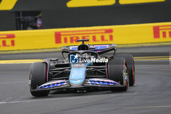 2024-07-20 - Esteban Ocon (FRA) - Alpine F1 Team - Alpine A524 - Renault during Saturday Free Practice and qualify, July 20, of Formula 1 Hungarian Grand Prix 2024, scheduled to take place at Hungaroring track in Mogyorod, Budapest, Hungary, july 19 to july 21, 2024 - FORMULA 1 HUNGARIAN GRAND PRIX 2024 - PRACTICE 3 AND QUALIFYING - FORMULA 1 - MOTORS