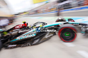 2024-07-20 - Lewis Hamilton (GBR) - Mercedes-AMG PETRONAS F1 Team - Mercedes W15 - Mercedes E Performance during Saturday Free Practice and qualify, July 20, of Formula 1 Hungarian Grand Prix 2024, scheduled to take place at Hungaroring track in Mogyorod, Budapest, Hungary, july 19 to july 21, 2024 - FORMULA 1 HUNGARIAN GRAND PRIX 2024 - PRACTICE 3 AND QUALIFYING - FORMULA 1 - MOTORS