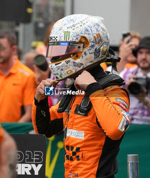 2024-07-20 - Lando Norris (GBR) - McLaren Formula 1 Team - McLaren MCL38 - Mercedes during Saturday Free Practice and qualify, July 20, of Formula 1 Hungarian Grand Prix 2024, scheduled to take place at Hungaroring track in Mogyorod, Budapest, Hungary, july 19 to july 21, 2024 - FORMULA 1 HUNGARIAN GRAND PRIX 2024 - PRACTICE 3 AND QUALIFYING - FORMULA 1 - MOTORS