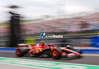 2024-07-20 - Carlos Sainz Jr. (ESP) - Scuderia Ferrari - Ferrari SF-24 - Ferrari during Saturday Free Practice and qualify, July 20, of Formula 1 Hungarian Grand Prix 2024, scheduled to take place at Hungaroring track in Mogyorod, Budapest, Hungary, july 19 to july 21, 2024 - FORMULA 1 HUNGARIAN GRAND PRIX 2024 - PRACTICE 3 AND QUALIFYING - FORMULA 1 - MOTORS